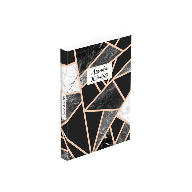 3135257168283-Agenda Mineral Noir Ou Pastel 1 Jour par page 11,7X17cm Viquel -P_79435820_4-1