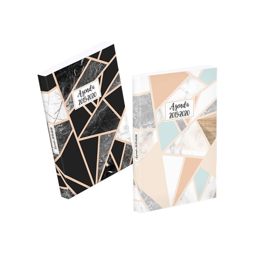 3135257168283-Agenda Mineral Noir Ou Pastel 1 Jour par page 11,7X17cm Viquel -P_79435820_5-2