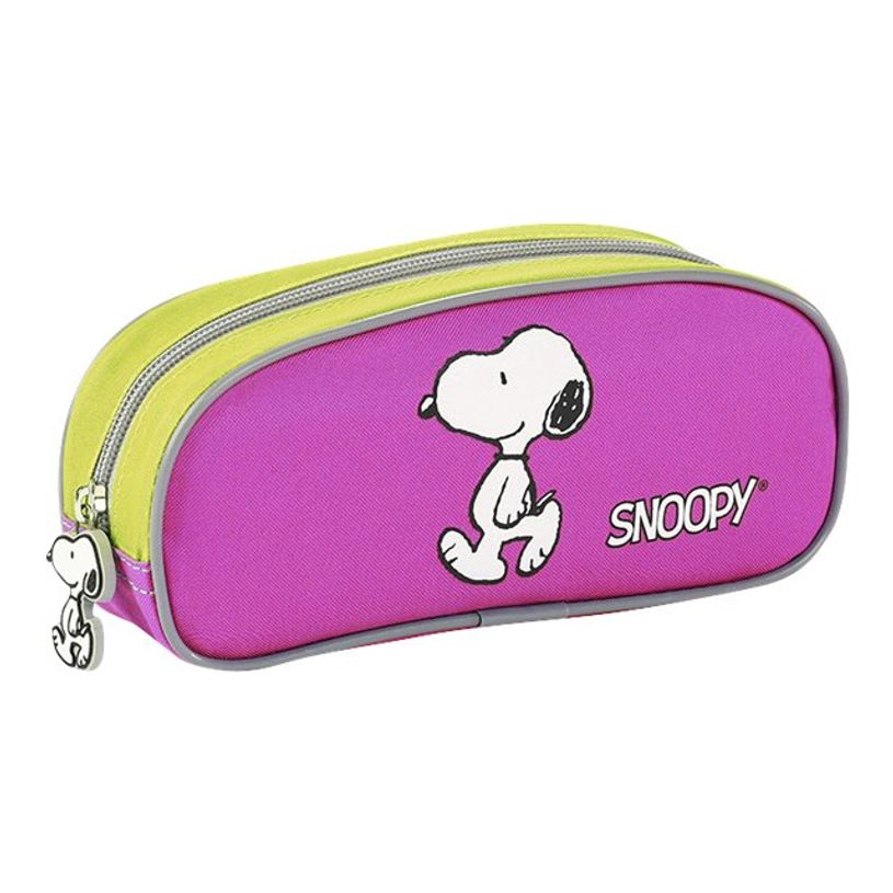 3135258908192-Snoopy Trousse fuschia ou anis 1 compartiment Viquel-P_79435846_1-0
