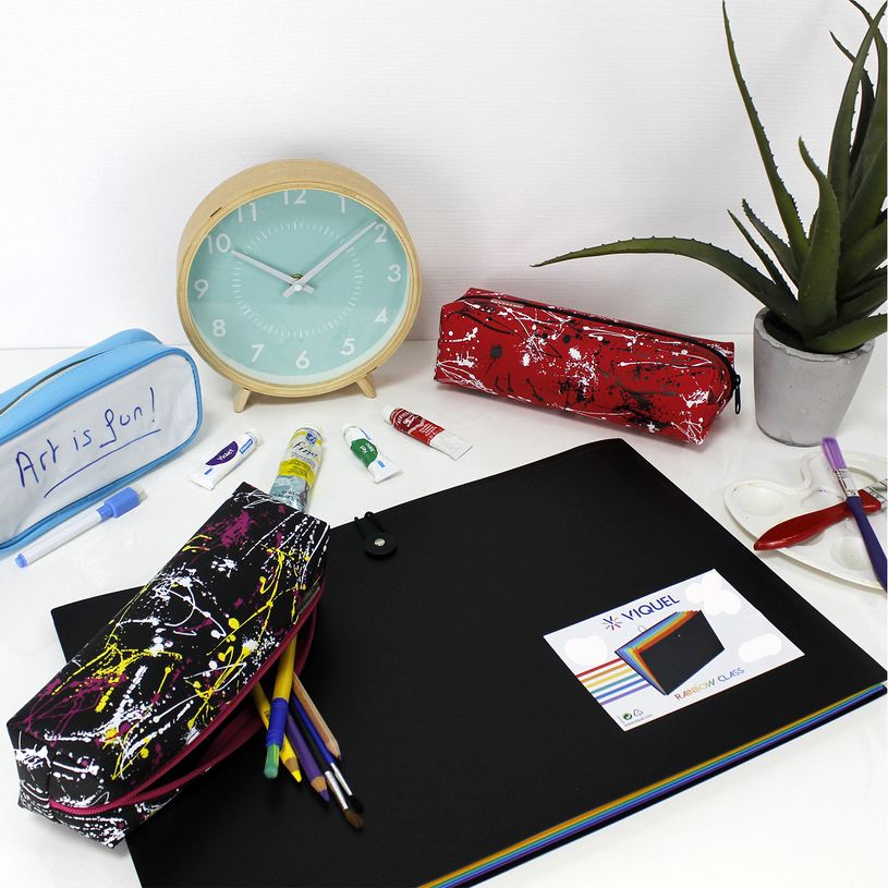 3135259958219-Trousse rectangulaire Artist XL - 1 compartiment - 3 coloris disponibles - Viquel-P_79435850_5-4