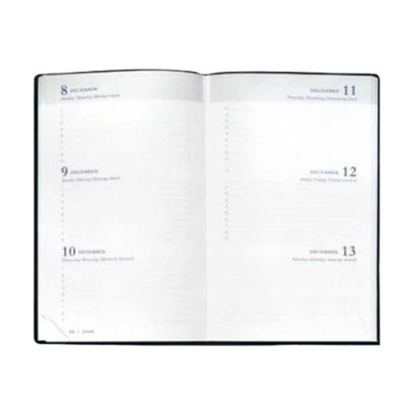 5412303149112-Agenda Raw - 1 semaine sur 2 pages - 12 x 17,5 cm - 3 couleurs disponibles - Brepols-P_79435861_1-1