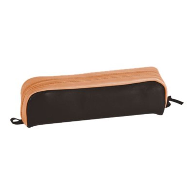 3329680083972-Clairefontaine - Trousse rectangulaire - cuir - bicolore marron/naturel-P_79435891_1-0
