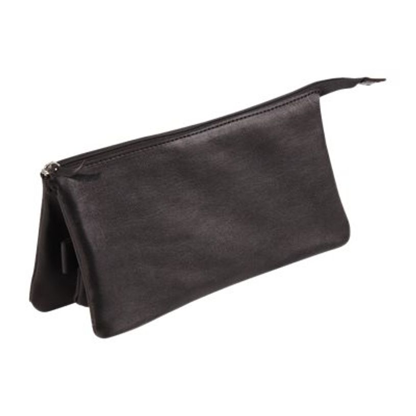 3329680084405-Clairefontaine - Trousse plate 3 compartiments - cuir - noir-P_79435902_1-0
