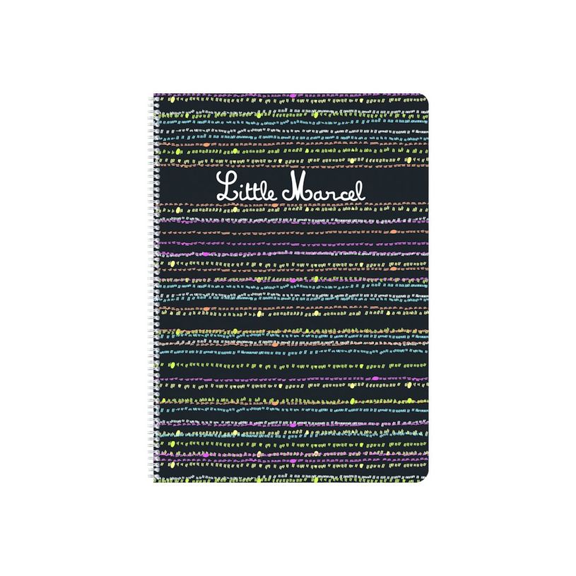3329688128439-Clairefontaine Little Marcel - Cahier à spirale A4 (21x29,7 cm) - 100 pages - ligné-P_79435961_1-0