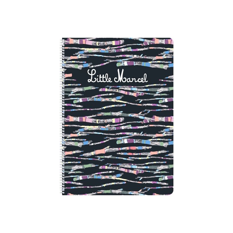 3329688128439-Clairefontaine Little Marcel - Cahier à spirale A4 (21x29,7 cm) - 100 pages - ligné-P_79435961_3-2