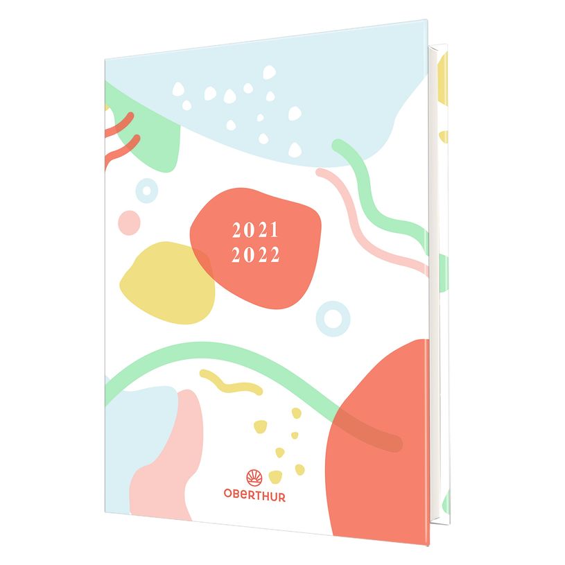 3664447048086-Agenda Memphis - 1 jour par page - 12,5 x 17,5 cm - 2 décors au choix - Oberthur-P_79436029_3-2
