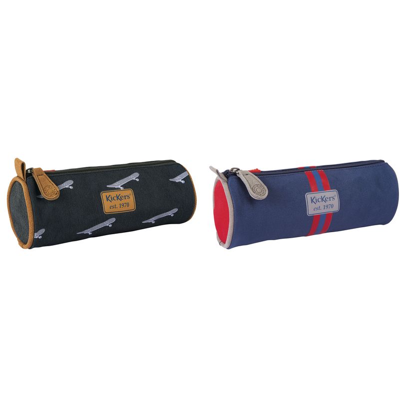 3664447100487-Trousse Kickers - ronde 1 compartiment - 2 décors disponibles - Oberthur-P_79436043_1-0
