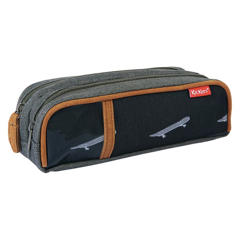 3664447100494-Trousse Kickers - 2 compartiments - 2 décors disponibles - Oberthur-P_79436044_2-1