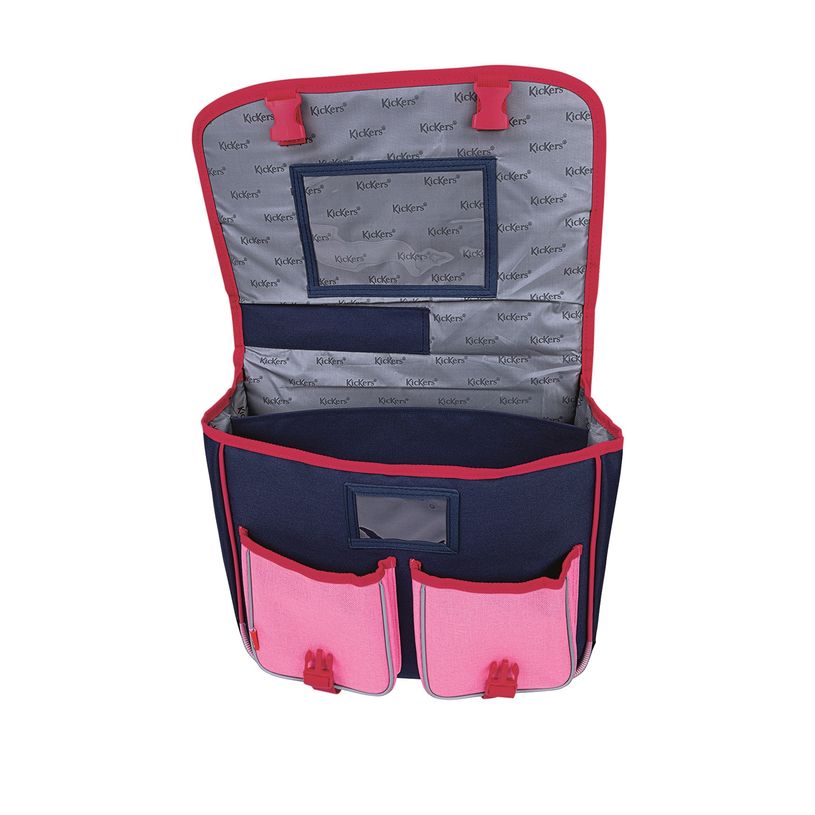 3664447070650-Kickers Girl - Cartable marine 38 cm - 2 compartiments - Oberthur-P_79436046_4-3