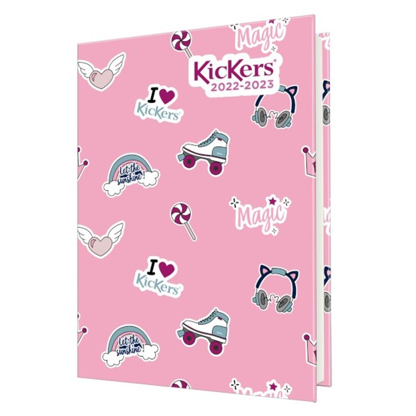 3664447055060-Agenda Kickers - 1 jour par page - 12,5 x 17,5 cm - 2 décors au choix - Oberthur-P_79436055_1-0