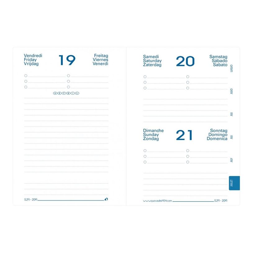 3371010425600-Agenda Sunrise Fleurs 1 Jour par page 12X17cm Quo Vadis -P_79436078_1-2