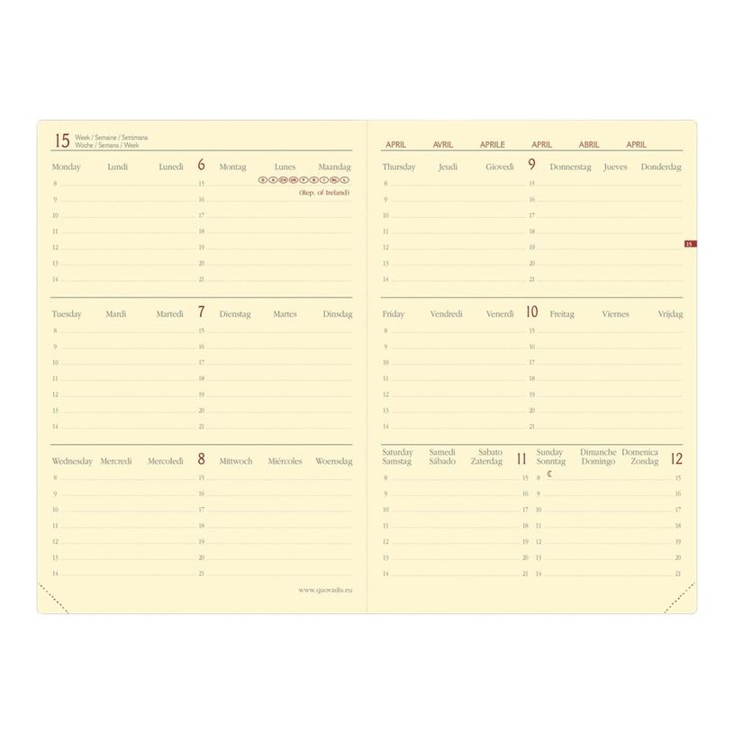 3371010426171-Agenda Everest Horizontal Vert 1 Jour par page 10X15cm Quo Vadis -P_79436087_3-1