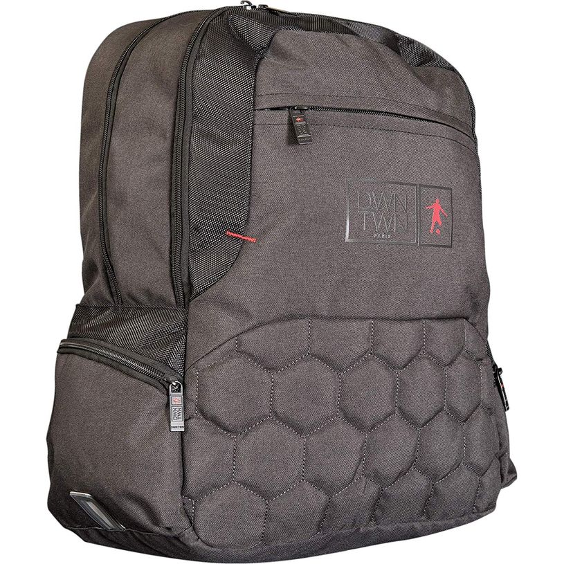 3661507421094-Dwn Twn Sac à dos Polygone noir ou gris 2 compartiments Kid'Abord -P_79436196_3-2