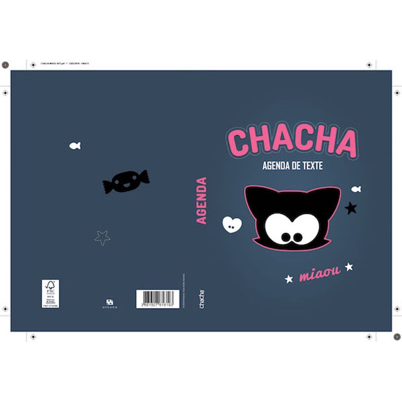 3661507616193-Chacha Cahier de textes Miaou 15X21cm Kid'Abord -P_79436257_1-0