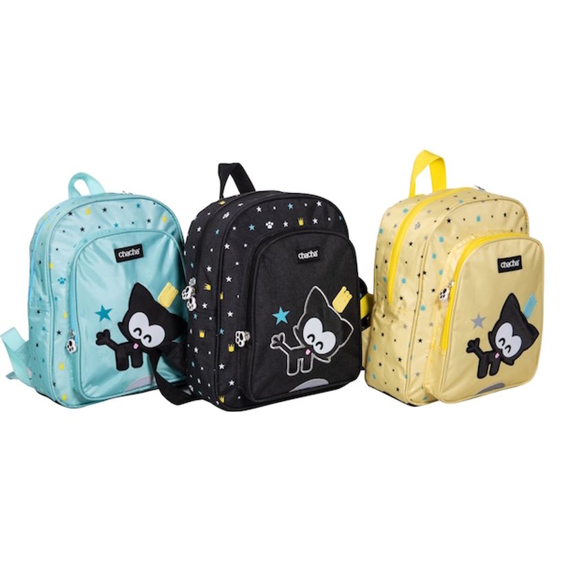 3661507627144-Chacha Sac Maternelle Princesse bleu/noir 1 compartiment Kid'Abord -P_79436261_1-0