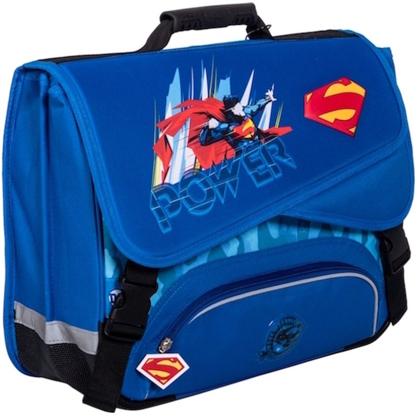3661507723228-Superman Cartable 41 cm 2 compartiments Kid'Abord -P_79436271_1-0