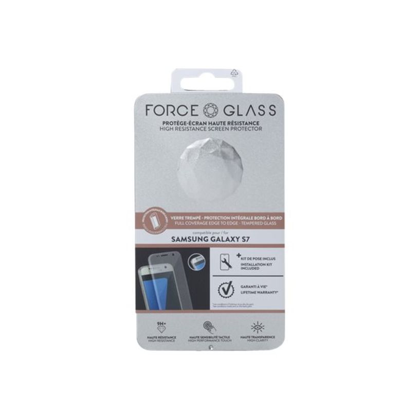 3571211365686-Force Glass - protection d'écran - verre trempé pour Samsung S7-P_79436545_1-2