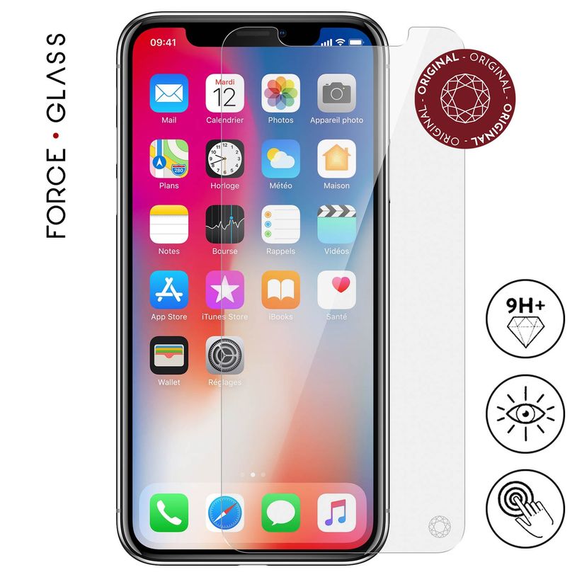 3571211378235-Force Glass - Protection d'écran - verre trempé pour iPhone X/XS-P_79436564_1-0