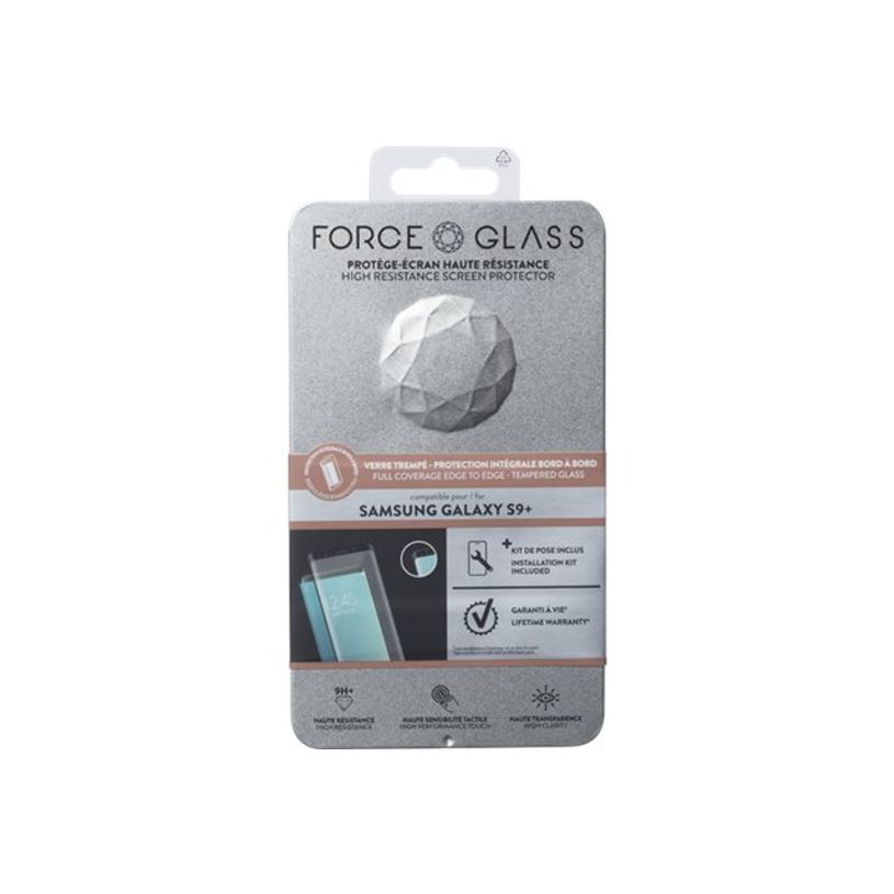 3571211386315-Force Glass - protection d'écran - verre trempé pour Samsung S9+-P_79436571_1-1