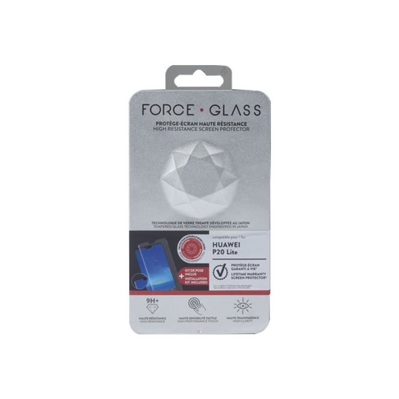 3571211387329-Force Glass - protection d'écran - verre trempé pour Huawei P20 Lite-P_79436574_1-2