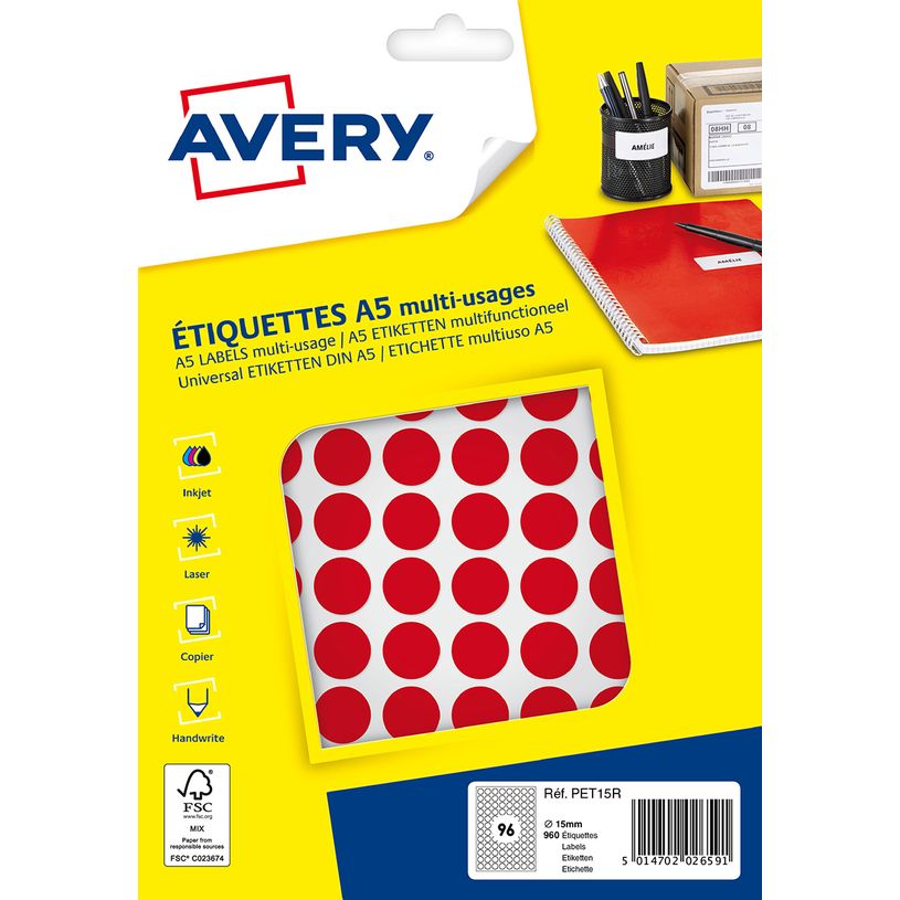 5014702026591-Avery - Etui A5 - 960 Pastilles adhésives - rouge - diamètre 15 mm-P_79436607_1-0