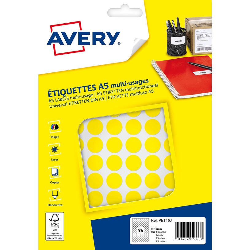 5014702026607-Avery - Etui A5 - 960 Pastilles adhésives - jaune - diamètre 15 mm-P_79436608_1-0