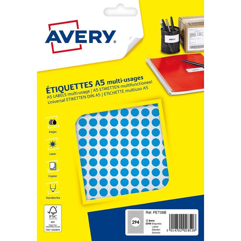 5014702028526-Avery - Etui A5 - 2940 Pastilles adhésives - bleu - diamètre 8 mm-P_79436617_1-0