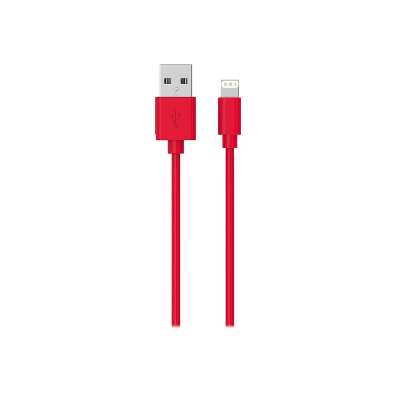 3571211393382-Bigben Wow - câble de charge et de synchronisation USB/Connectique Lightning - 1 m - rouge-P_79436659_2-0