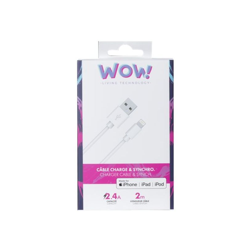 3571211395270-Bigben Wow - câble de charge et de synchronisation USB/Connectique Lightning - 2 m - blanc-P_79436667_1-1
