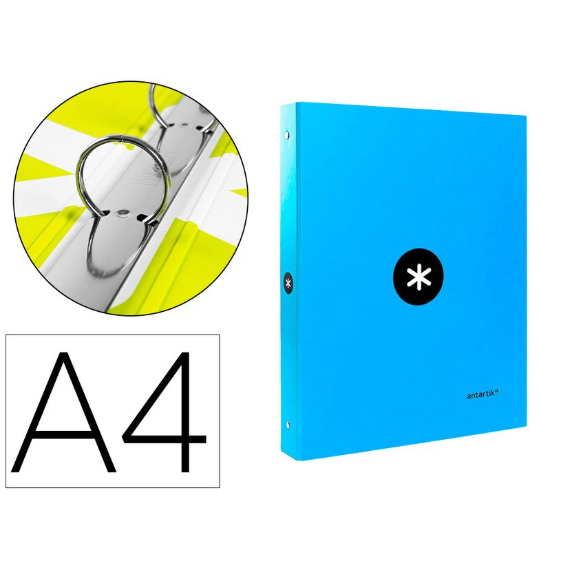 8423473596900-Antartik - Classeur à anneaux - Dos 40 mm - A4 - pour 225 feuilles - bleu-P_79436720_1-0