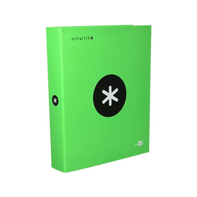 8423473793132-Antartik - Classeur à anneaux - Dos 40 mm - A4 - pour 225 feuilles - vert fluorescent-P_79436732_1-0