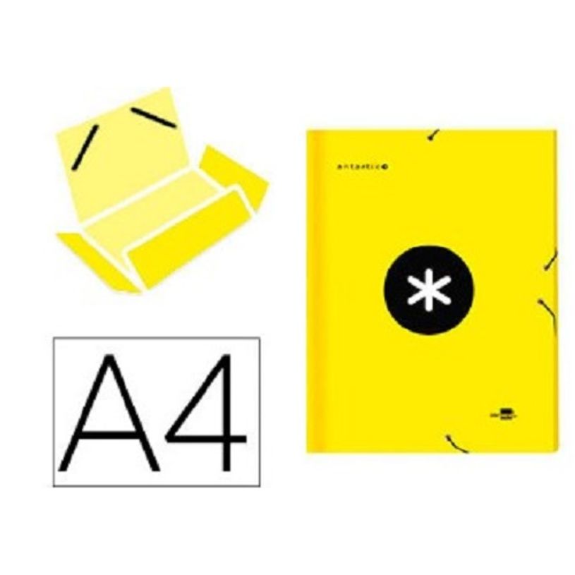 8423473871588-Antartik - Chemise à rabats - A4 - jaune fluo-P_79436748_1-0