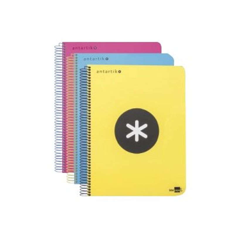 8423473880757-Antartik - Cahier à spirale A5 - 240 pages - grands carreaux (Seyes) - rouge-P_79436765_1-0