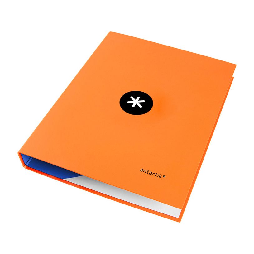 8423473880887-Antartik - Classeur à anneaux - Dos 25 mm - A4 - orange fluorescent-P_79436778_3-2
