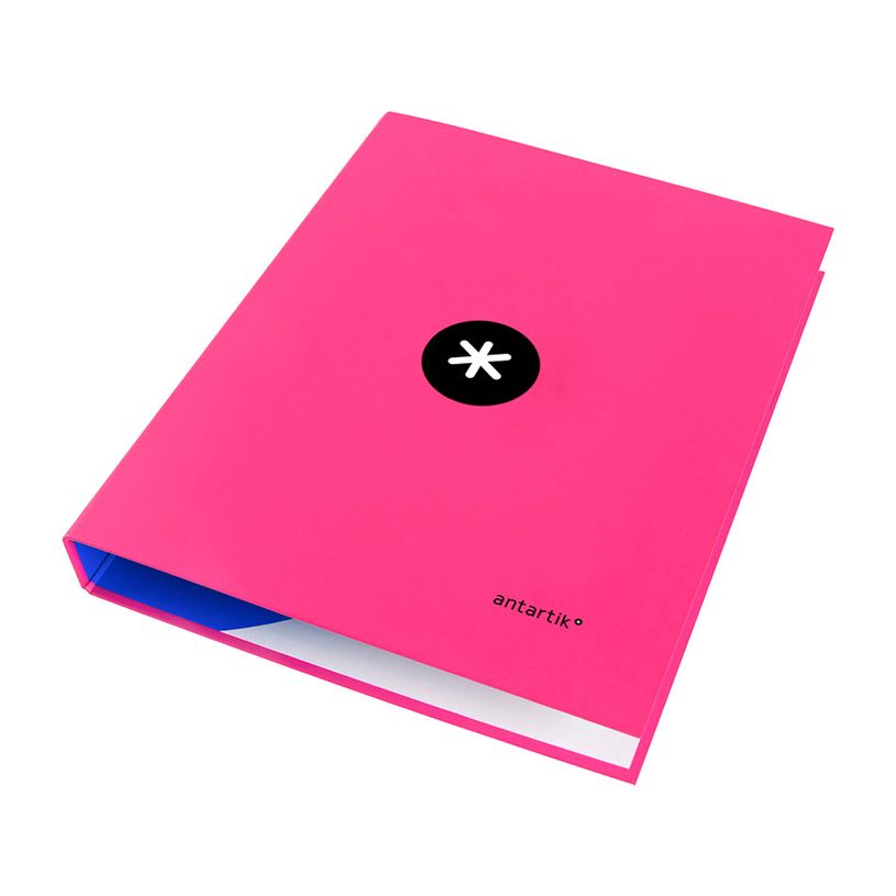 8423473880917-Antartik - Classeur à anneaux - Dos 25 mm - A4 - rose fluorescent-P_79436781_3-2