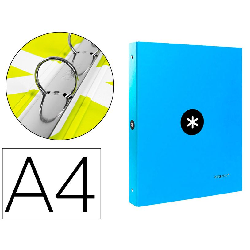 8423473880924-Antartik - Classeur à anneaux - Dos 25 mm - A4 - turquoise-P_79436782_1-0