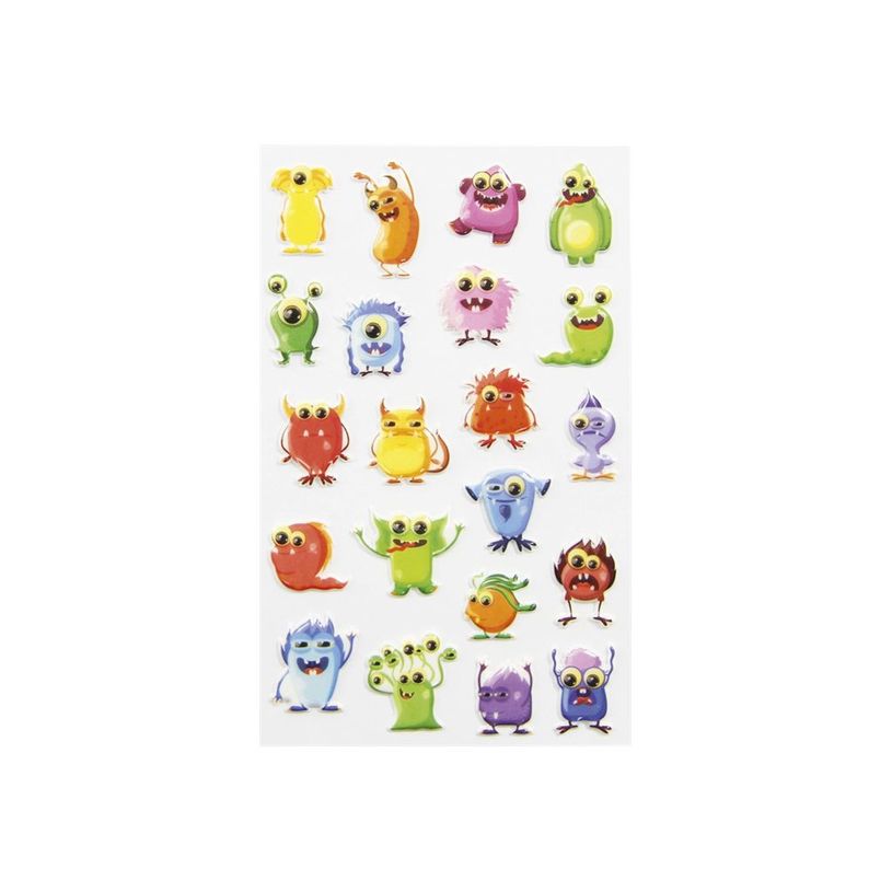 3065505605034-Maildor - 1 feuille gommettes monstres 2-P_79436830_2-0