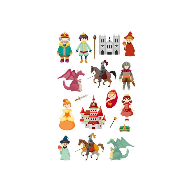 3609510900038-Maildor - 1 feuille gommettes chevalier-P_79436840_1-0