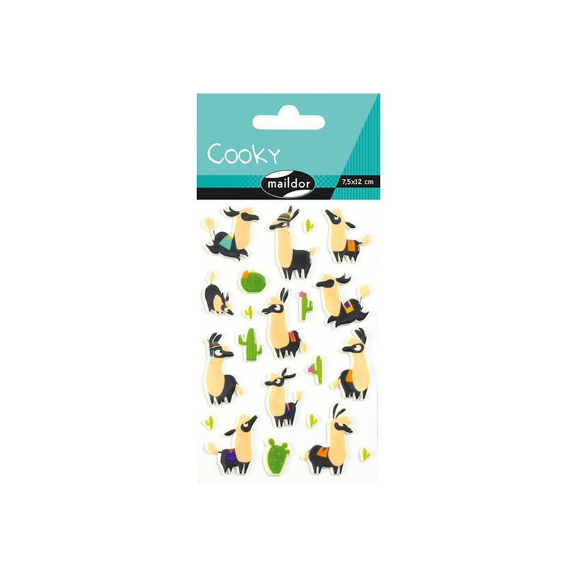 3609510900823-Maildor - 1 feuille gommettes lamas-P_79436851_1-1