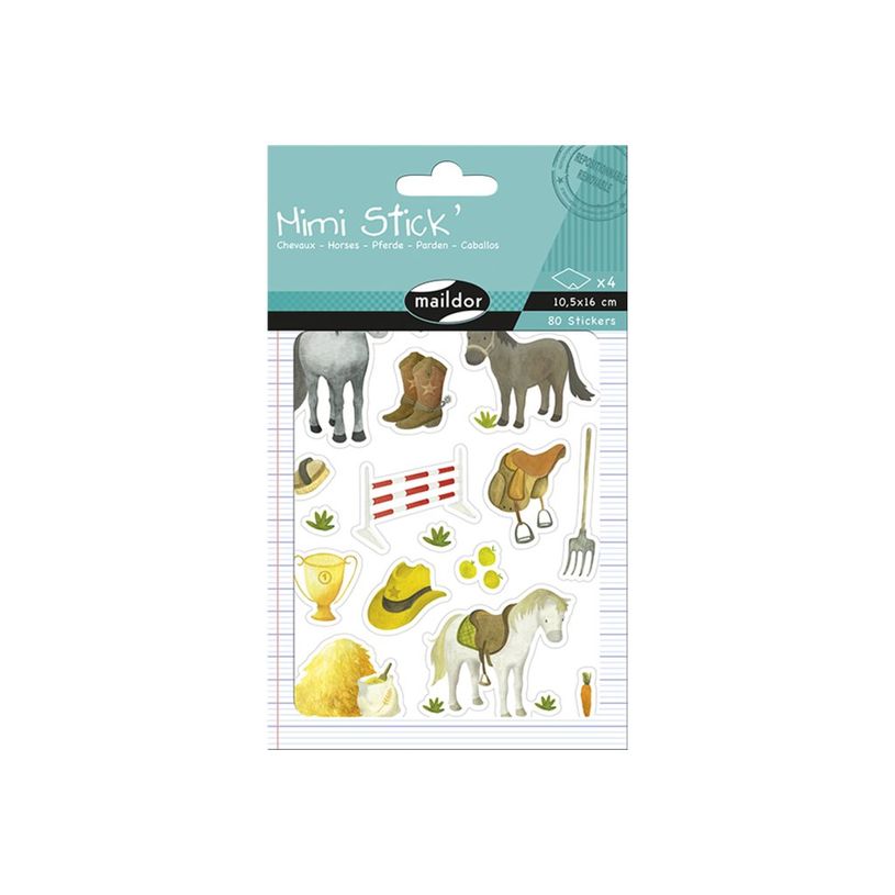 3609510910198-Maildor - 4 feuilles gommettes chevaux-P_79436863_3-2