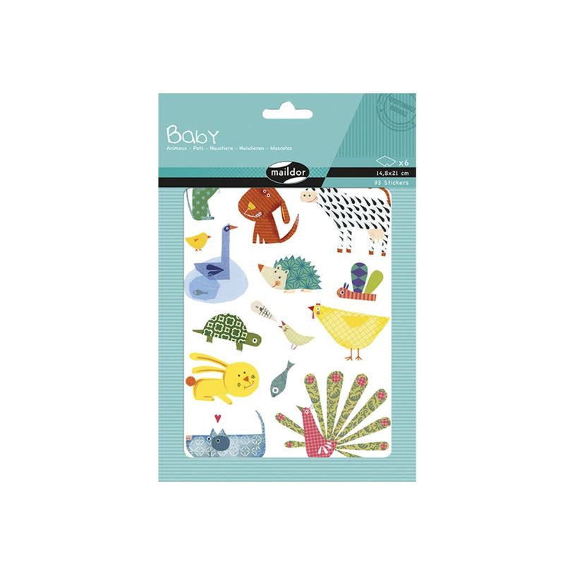 3609510910310-Maildor - 6 feuilles gommettes animaux-P_79436873_3-2