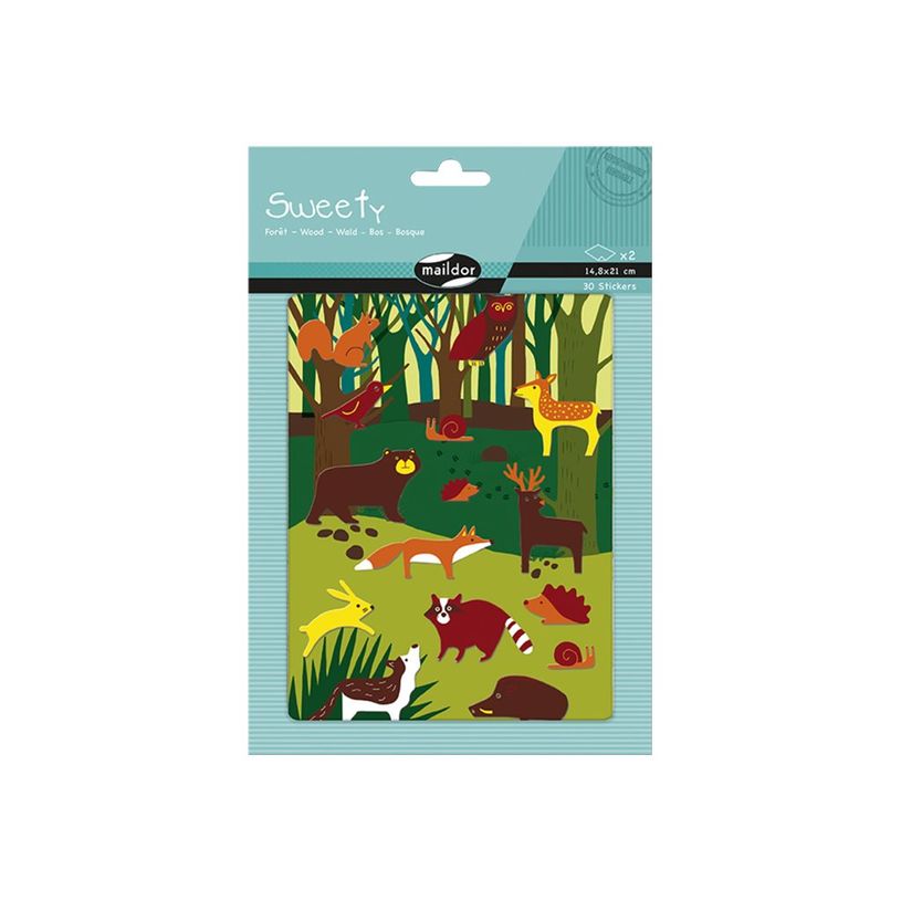 3609510911294-Maildor - 2 feuilles gommettes forêt-P_79436904_2-1