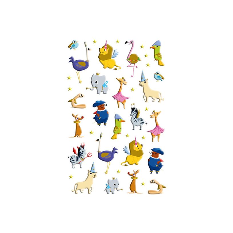3609510911454-Maildor - 1 feuille gommettes zoo party-P_79436916_1-0