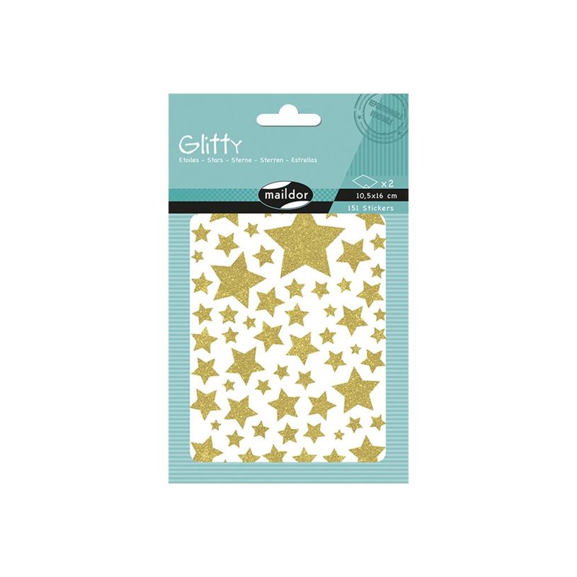 3609510911508-Maildor - 2 feuilles gommettes étoiles - rose et rose-P_79436920_3-4