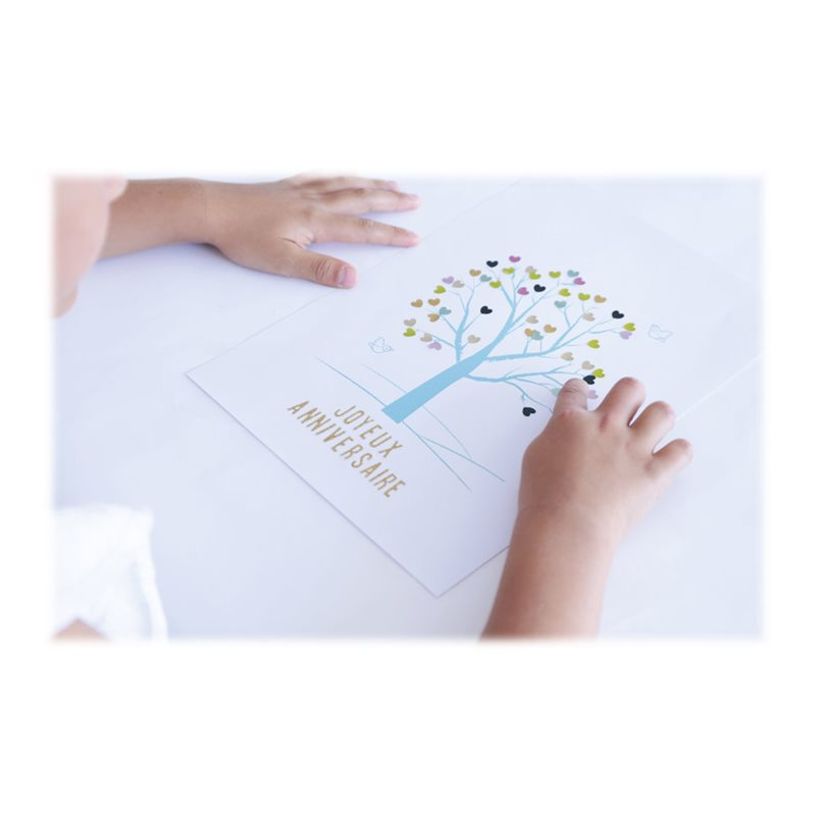 3609510911713-Maildor - 4 feuilles gommettes cœurs - métal-P_79436930_1-1