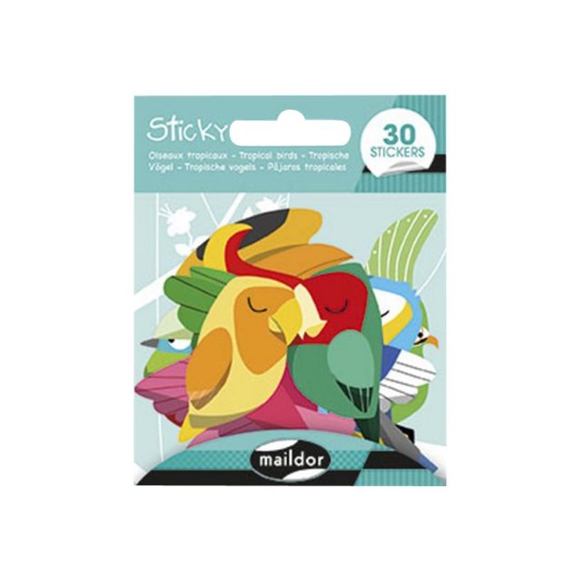3609510911782-Maildor - 1 feuille gommettes oiseaux tropicaux-P_79436933_2-2