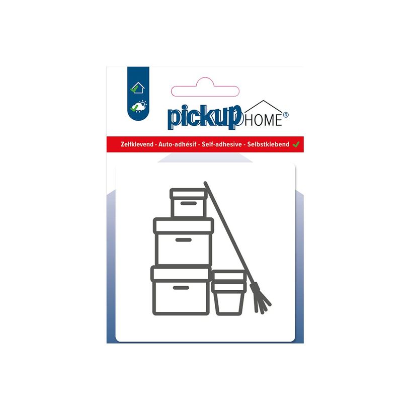 8711234004482-Pickup Home 3D - Plaque Acrylique Placard à balai - 9 x 9 cm - blanc-P_79437223_1-0