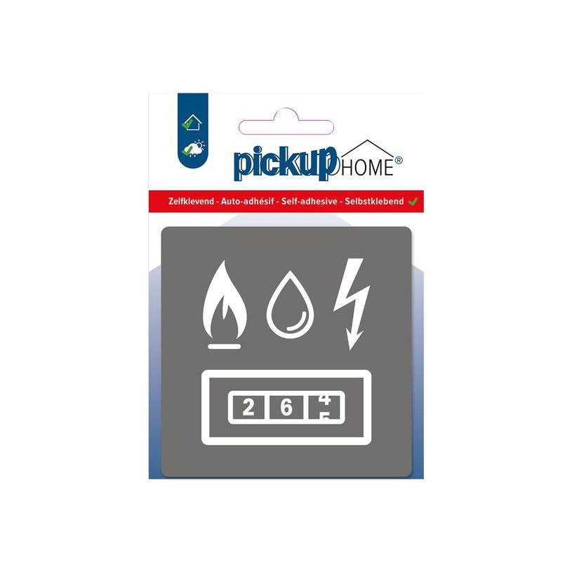 8711234004611-Pickup Home 3D - Plaque Acrylique Compteur électrique - 9 x 9 cm - gris-P_79437224_1-0