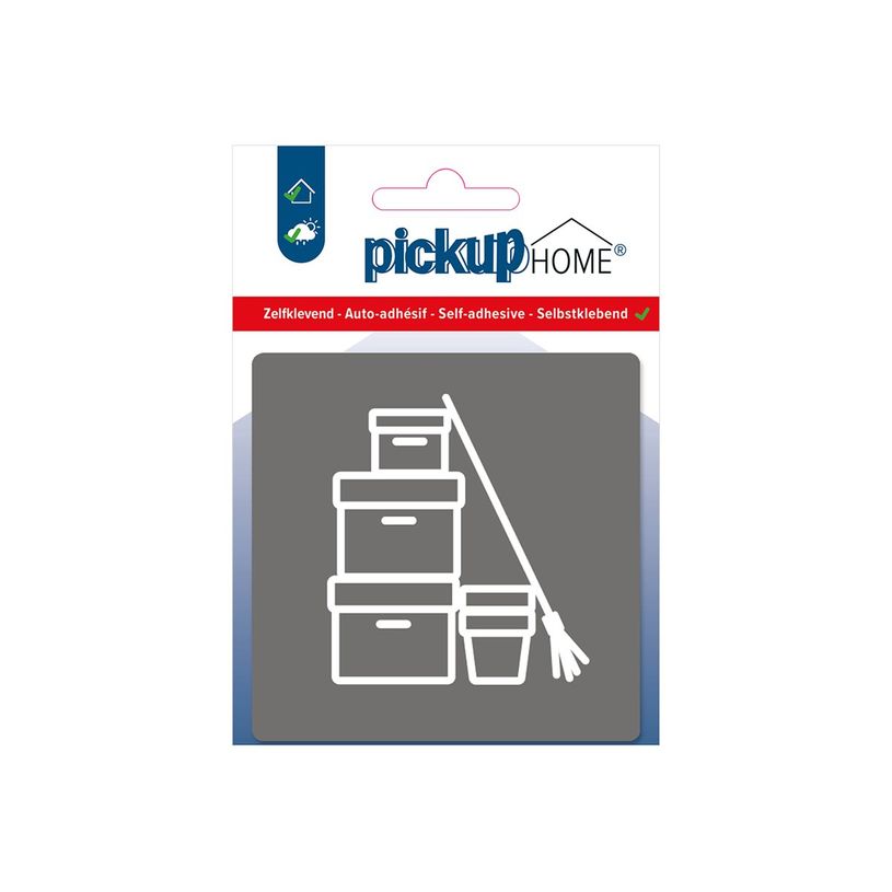 8711234004673-Pickup Home 3D - Plaque Acrylique Placard à balai - 9 x 9 cm - gris-P_79437225_1-0
