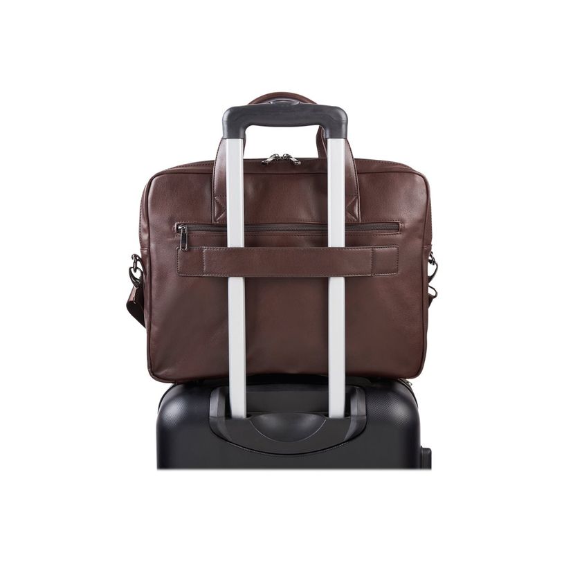 3108723210434-Oberthur Oregon - Cartable rigide 2 compartiments - pour ordinateur portable 15,6" - marron-P_79437636_4-2